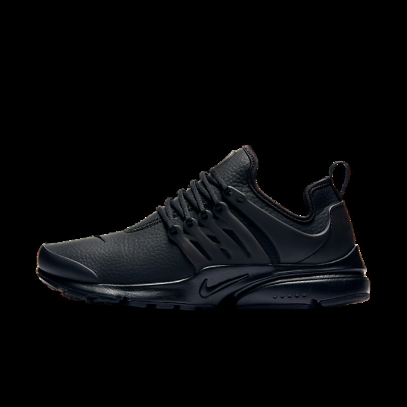 Black leather clearance prestos