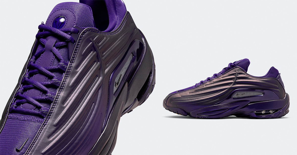 So sieht der NOCTA x Nike Hot Step 2 "Eggplant" aus