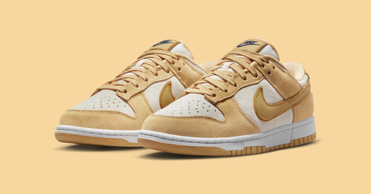 Soon to Be Released: Nike Dunk Low WMNS “Gold Suede”