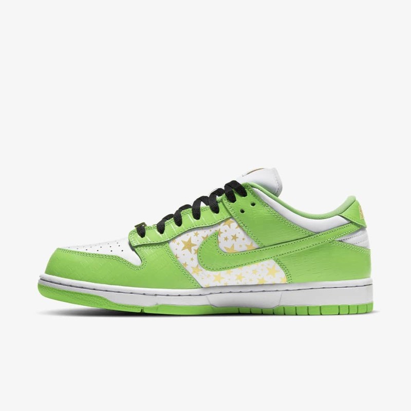 Supreme x Nike SB Dunk Low Green | DH3228-101