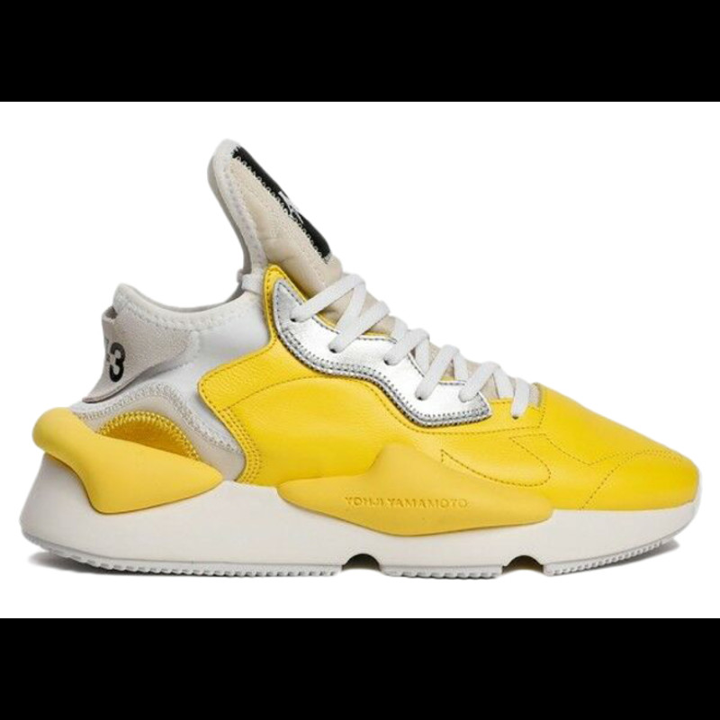 Y-3 Kaiwa Sneakers in Yellow/White Colorway