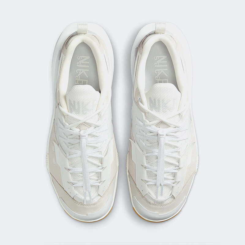 sacai x Nike Zegamadome SP "White/Gum" | HQ8618-100