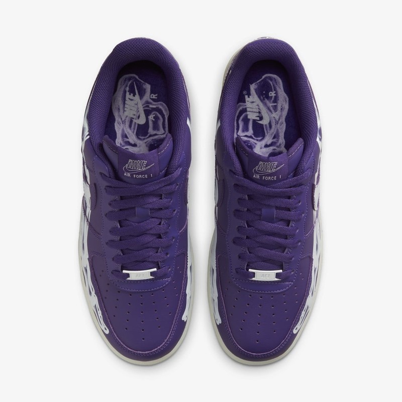 Nike Air Force 1 Skeleton Court Purple | CU8067-500