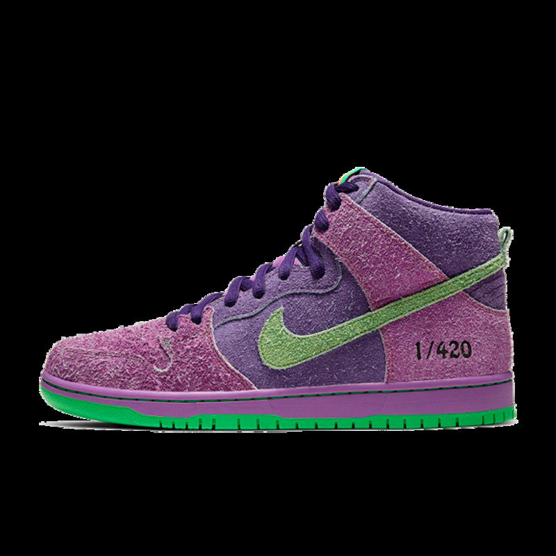 Nike SB Dunk High 420 'Purple Skunk' | CW9971-500