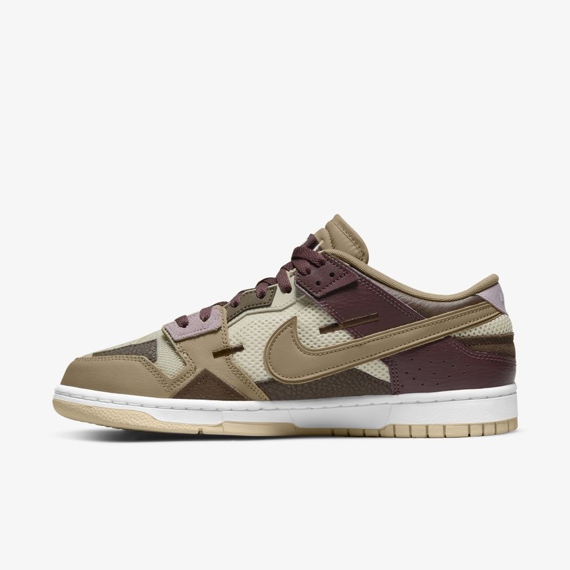 Nike Dunk Low Scrap Brown/Pink | DH7450-100