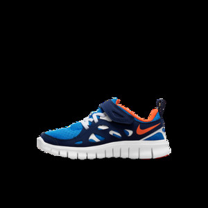 Nike Free Run 2 Light Photo Blue Orange (PS) | DA2689-403