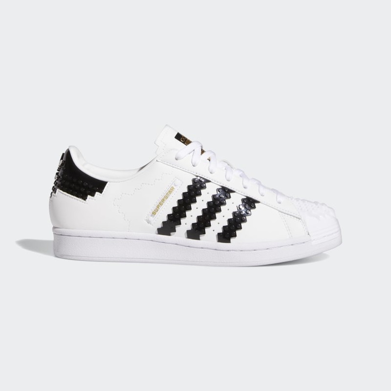 Men's shoes adidas Superstar Xlg Collegiate Green/ Ftw White/ Bold Gold