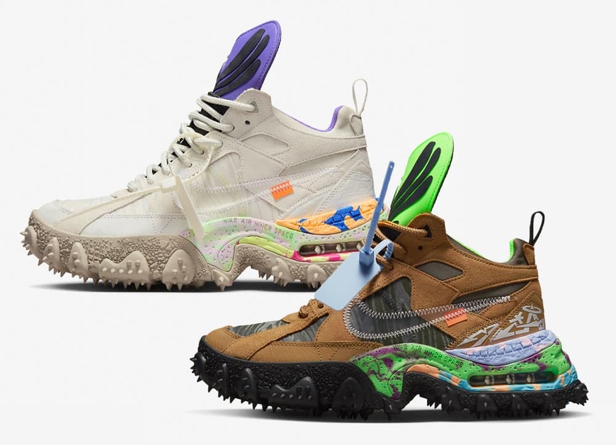 Official Images of the Two Off-White x Nike Terra Forma Models