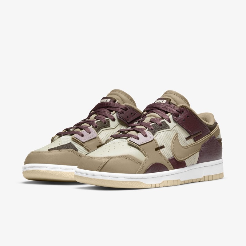 Nike Dunk Low Scrap Brown/Pink | DH7450-100