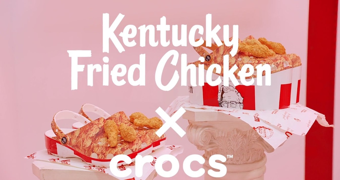 KFC feiert sein Hähnchen mit Crocs
