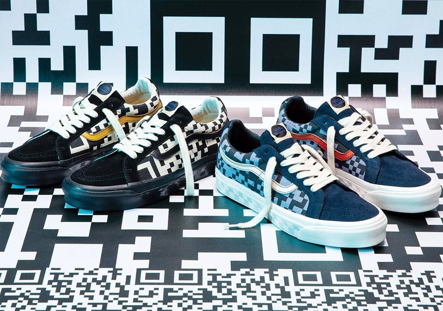 QR Code-inspiriertes Thema bei Taka Hayashi und Vans