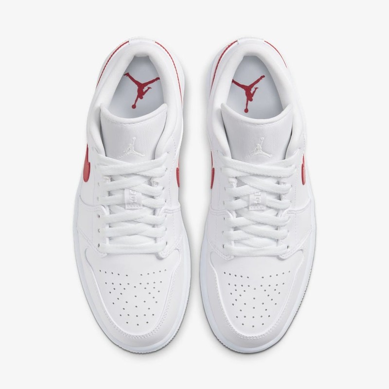 Air Jordan 1 Low White/Red | AO9944-161