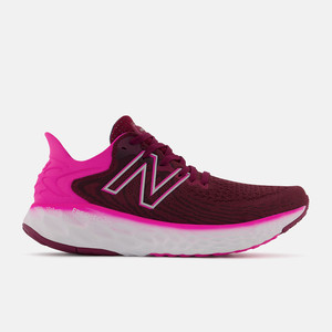 New Balance Fresh Foam 1080v11 - Garnet with Pink Glo | W1080G11