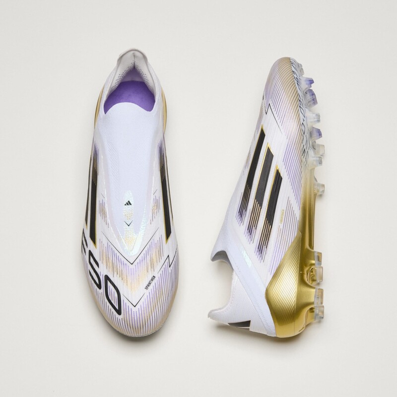 adidas F50 Elite Laceless FG "White/Gold" | JH7625