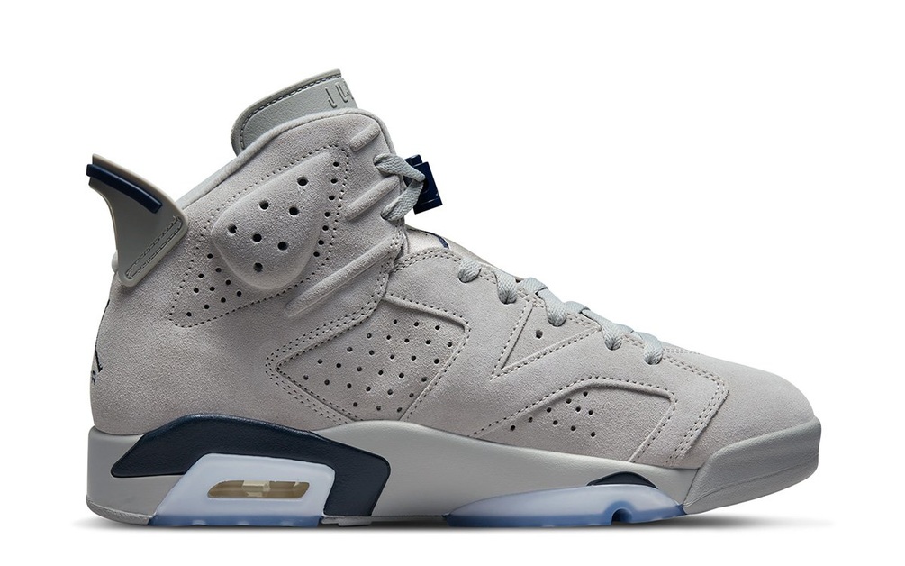 Der Air Jordan 6 erhält einen "Georgetown" Anstrich