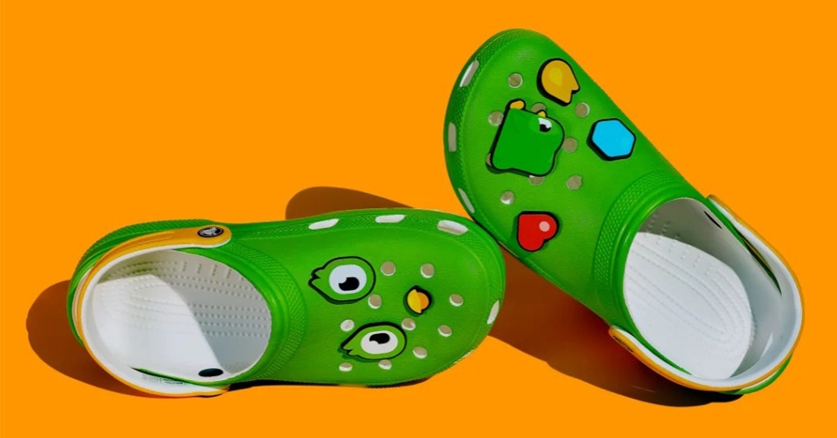 Duolingo and Crocs Launch Playful New Classic Clog