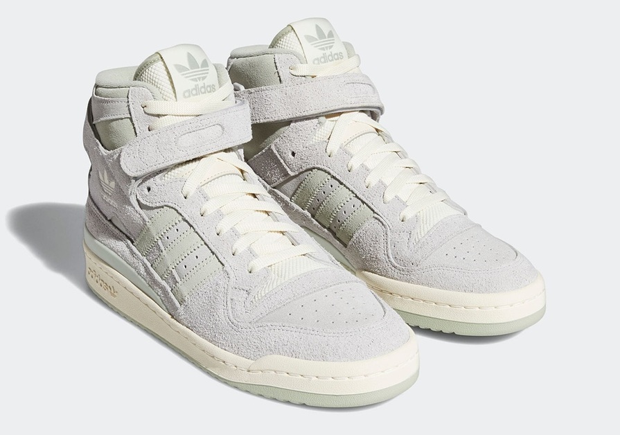 Sanftes Wildleder bei dem neuen adidas Forum Hi '84