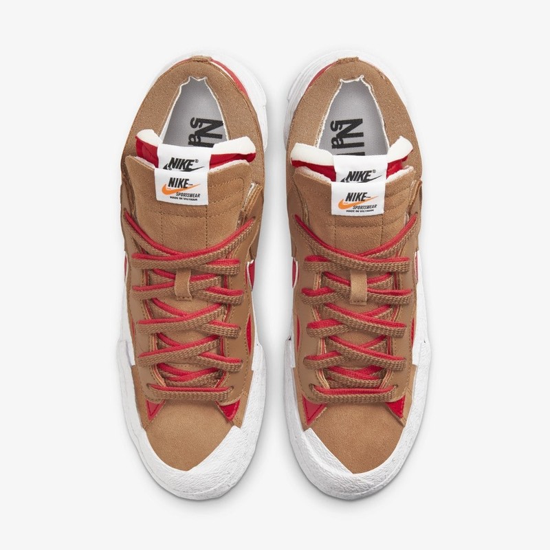 Sacai x Nike Blazer Low British Tan | DD1877-200