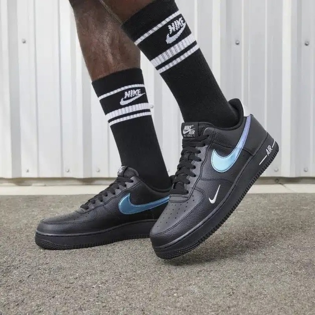 Air force 1 low shop utility black and blue