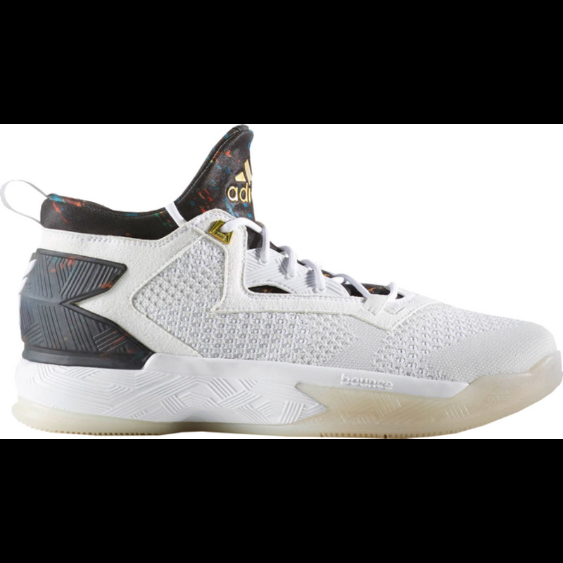 adidas D Lillard 2 White Multi-Color | B49711