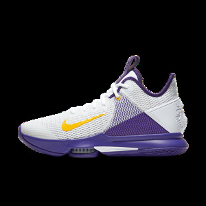 Nike LeBron Witness 4 White Court Purple | CD0188-100