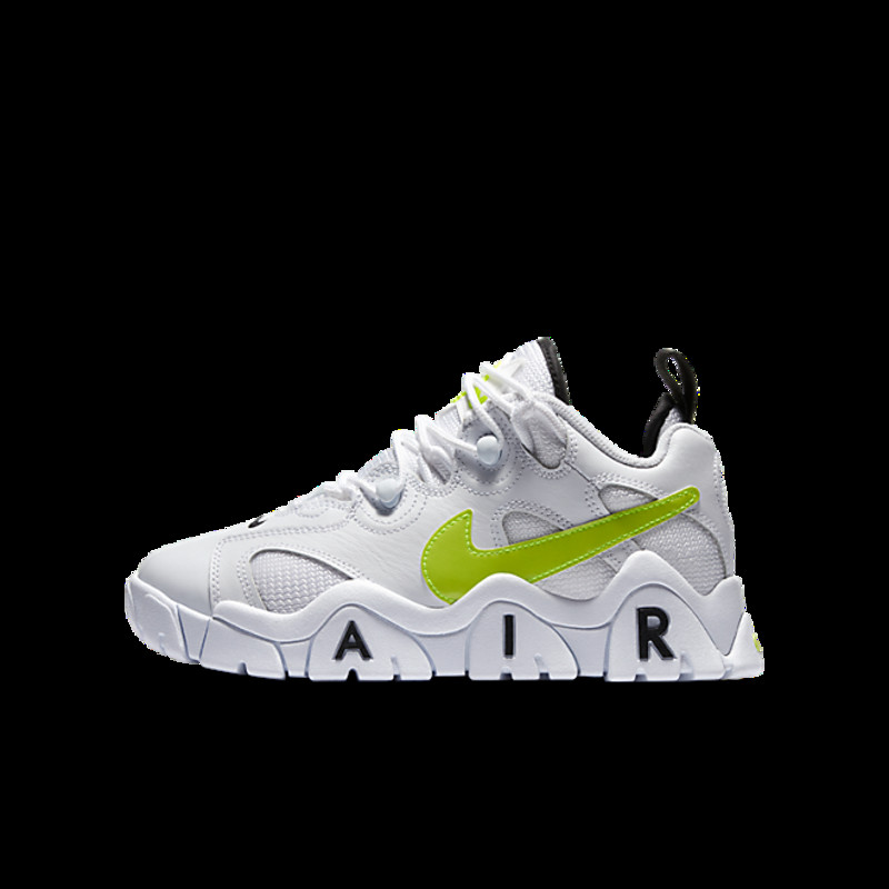 Nike Air Barrage Low White Black Volt (GS) | CK4355-103