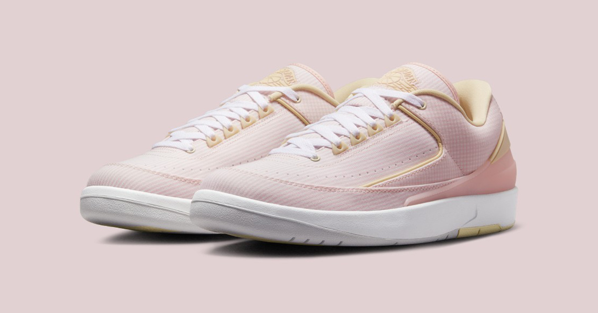 Jordan Brand greift bei dem Air Jordan 2 Low Craft „Atmosphere“ zu einem Seersucker-Muster Jordan Brand greift bei dem Air Jordan 2 Low Craft „Atmosphere“ zu einem Seersucker-Muster