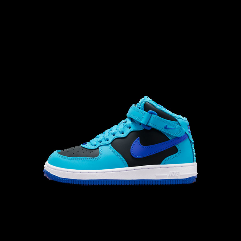 Nike Force 1 Mid LE PS 'Blue Lightning Black' | DH2934-400