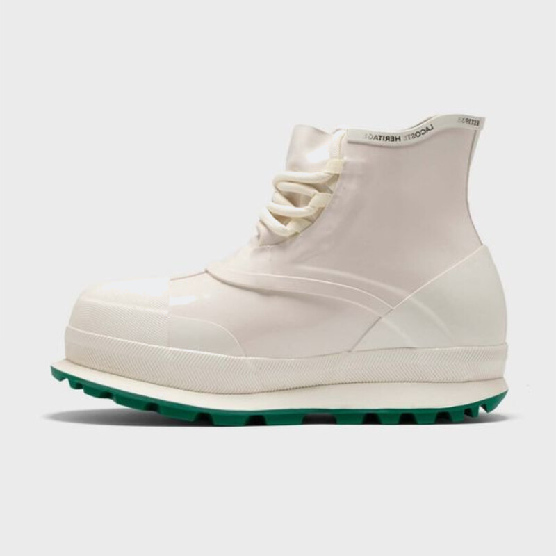 Lacoste Rene Boot Runway "Off White/Green" | 48CMA0031-WG1