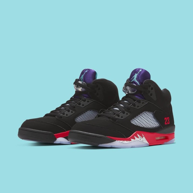 The First Pictures of the Air Jordan 5 "Top 3"