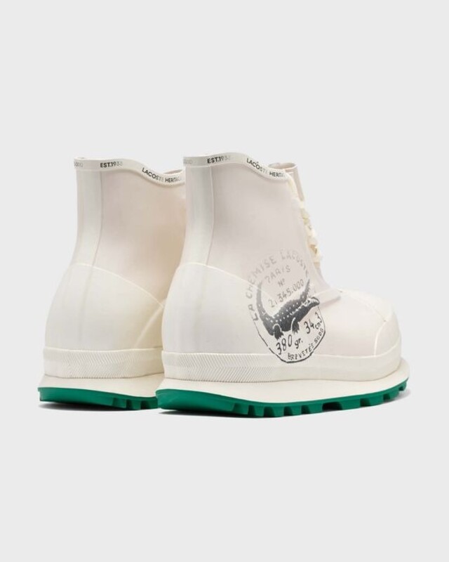 Lacoste Rene Boot Runway "Off White/Green" | 48CMA0031-WG1