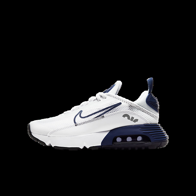 Kids Nike Air Max 2090 GS 'White Blue Void' White/Light Smoke Grey/Blue Void | CJ4066-105