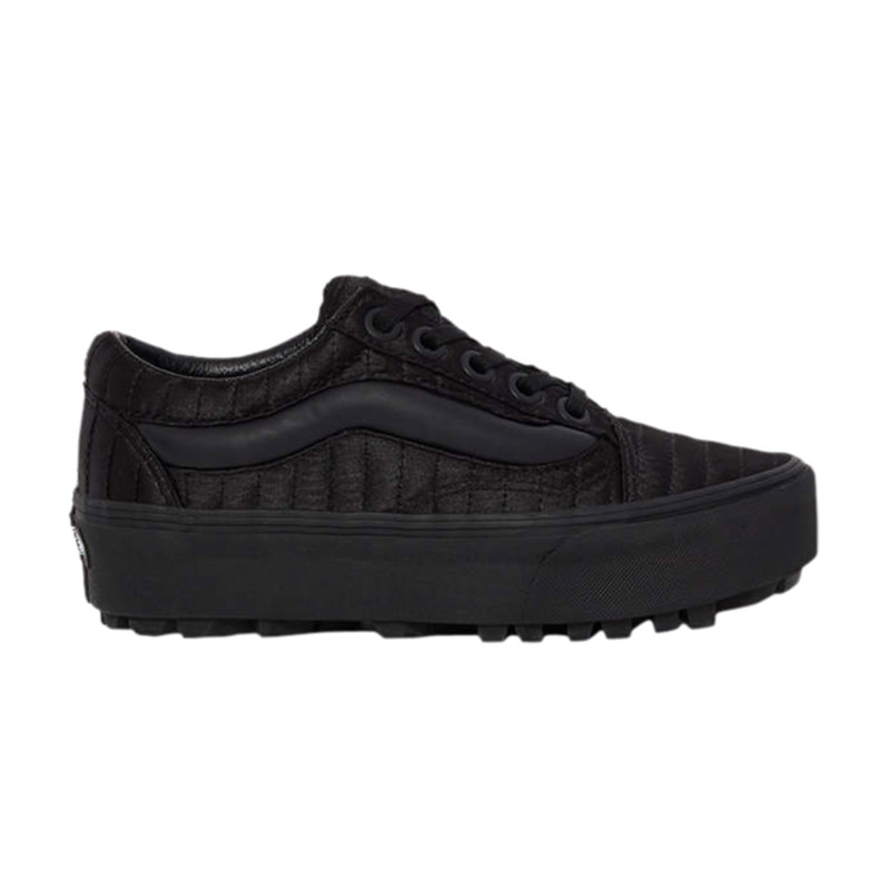 Vans Gives This 90s Sneaker x Old Skool Lug Platform 'Satin Quilting - Black' | VN0A3WLX07L