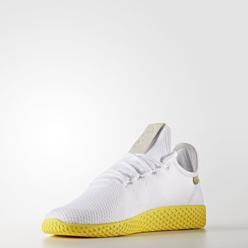 Pharrell Williams x adidas Tennis HU White/Yellow | BY2674