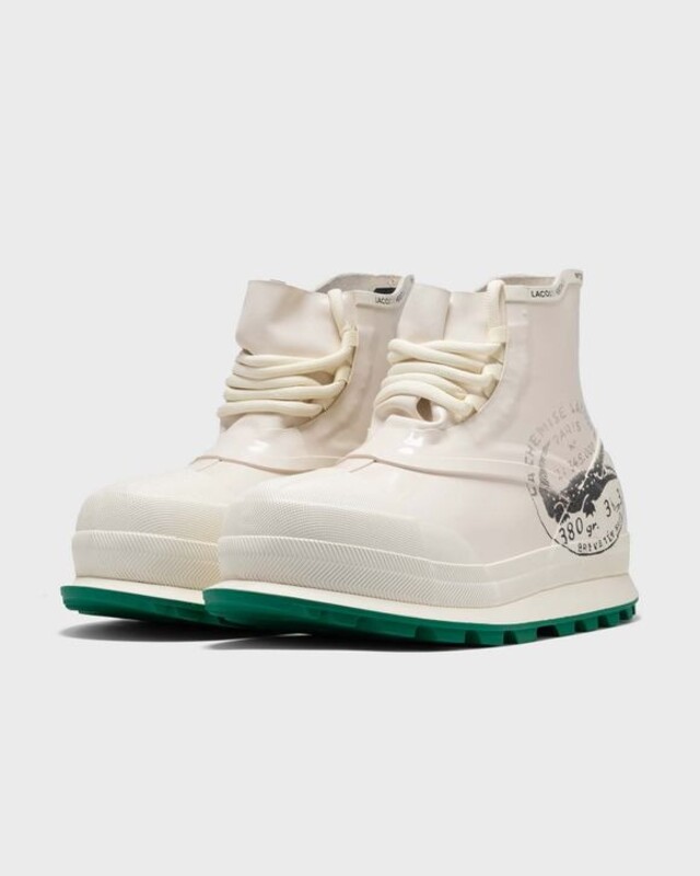 Lacoste Rene Boot Runway "Off White/Green" | 48CMA0031-WG1