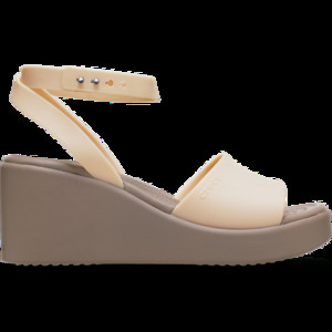 Crocs Women Brooklyn Ankle Strap Sandals Shitake | 209406-2DS