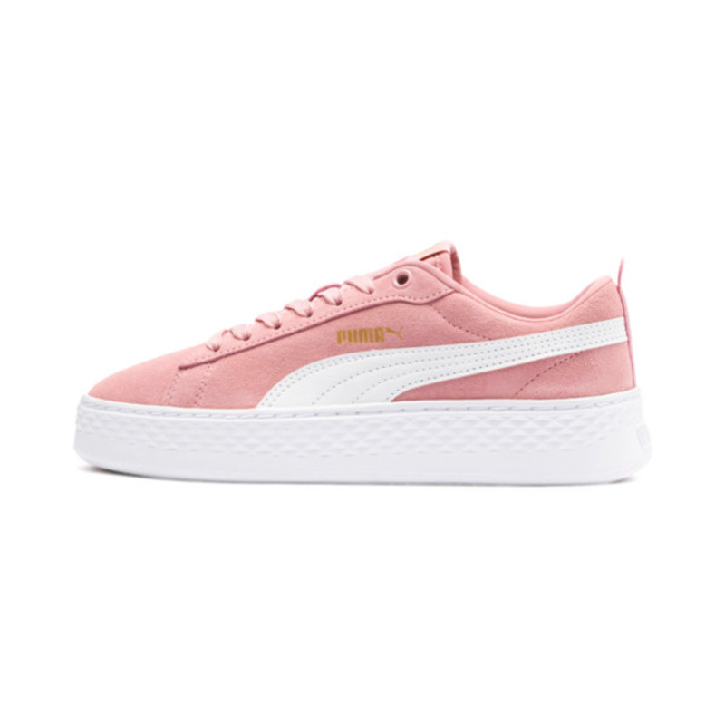 Puma smash cheap platform suede trainer