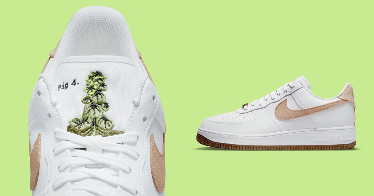 Nike pflanzt einen Air Force 1 „Himalayan Rhubarb”