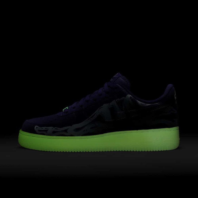 Nike Air Force 1 Skeleton Court Purple | CU8067-500