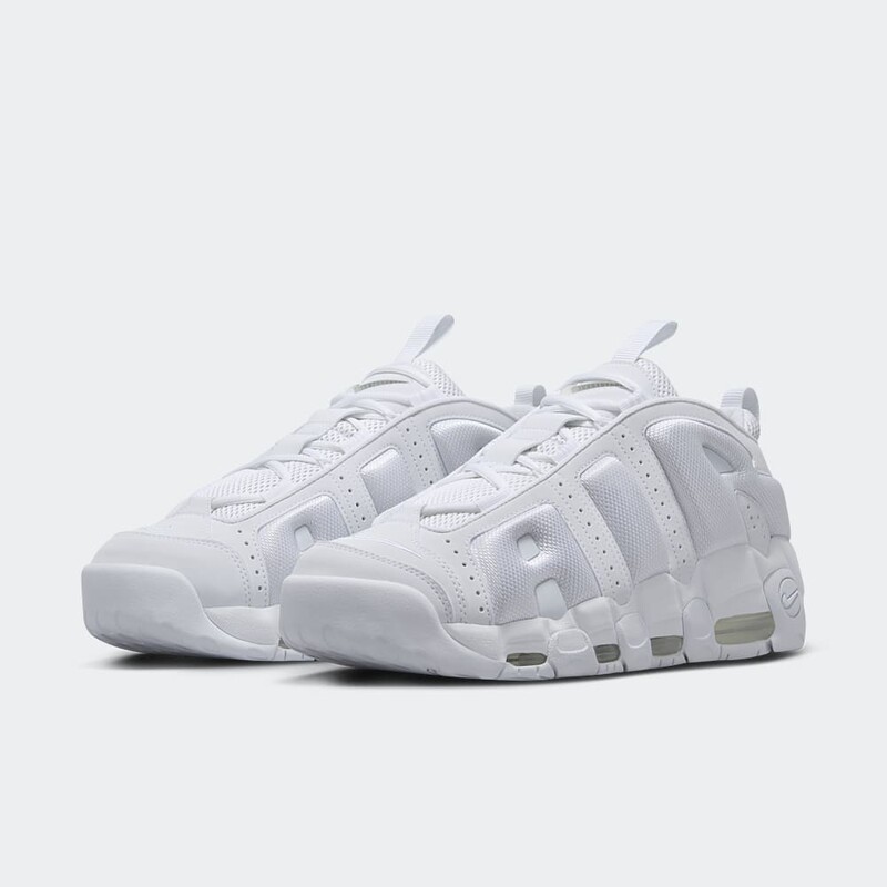 Nike Air More Uptempo Low "Triple White" | FZ3055-100