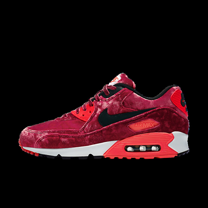 Nike air max red hot sale velvet