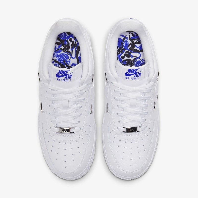 Nike Air Force 1 LX Mini Metallic Swoosh White | CT1990-100