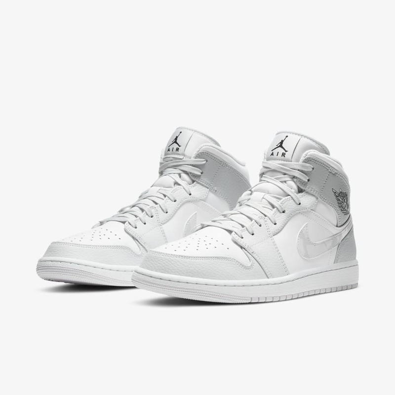 Air Jordan 1 Mid White Camo | DC9035-100