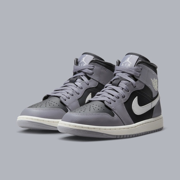 Jordan Brand bereitet einen schwarz-grauen Air Jordan 1 Mid für die Wintersaison vor