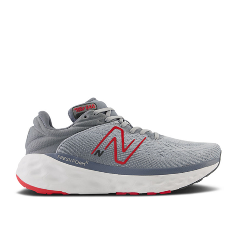 New Balance All Coasts 55 sneakers in black X 840v1 2E Wide 'Aluminum Grey Red' | M840FLS-2E