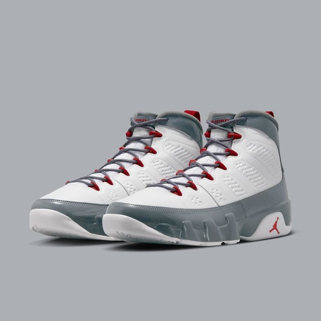 "Fire Red" Now Adorns the Air Jordan 9