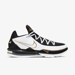 DA1028  010 - Nike LeBron 17 Low Releasing in Triple Black - Nike Pro Dri  - RvceShops - FIT Leggings 'Black/White