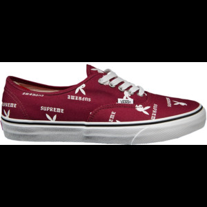 brand new with original box Vans YT Ward V Suede Canvas VN0A4BUDIJU x Playboy Burgundy | VN-0Q0DD7P