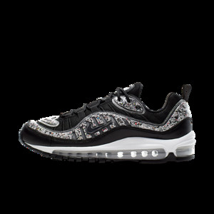 Nike air max 98 trainers black black hyper pink camo clearance snake