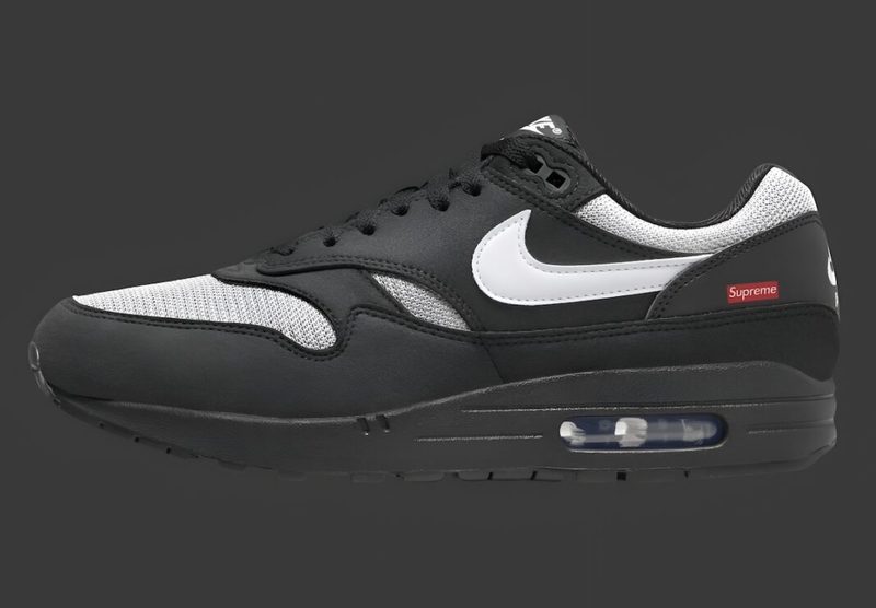 Supreme Nike Air Max 1 87 Black White HF8813 001 2025 1068x742